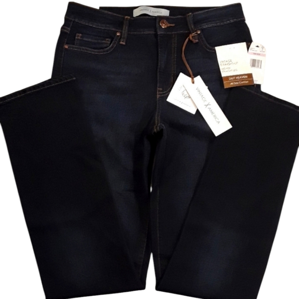🆕️Vintage America Midrise Straight Leg Jeans. Women's Size: W28/06x32L.